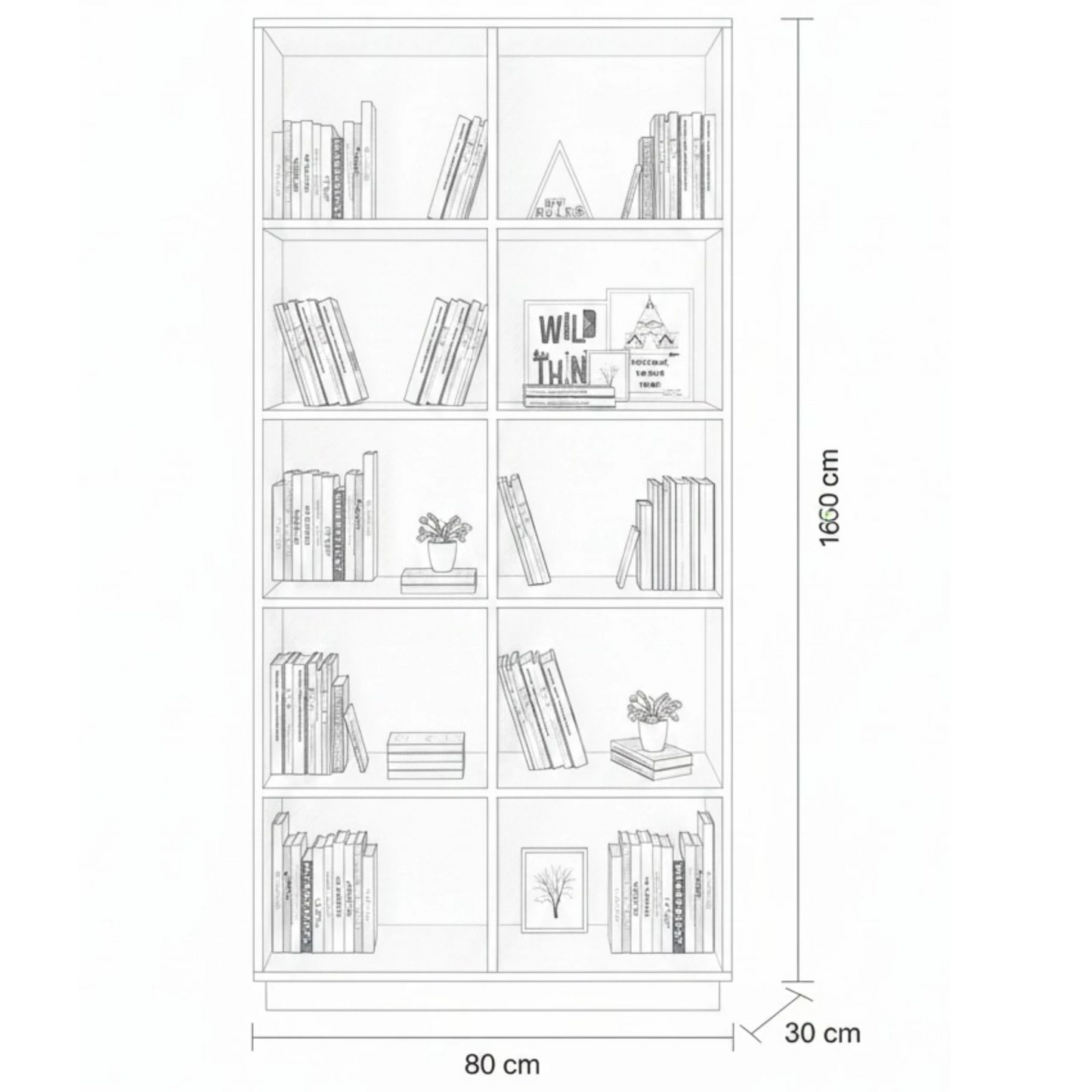 Garen Bookcase