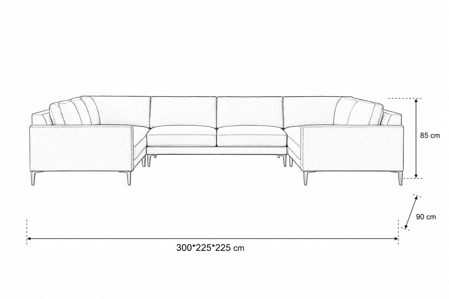 Milei Corner U Shape