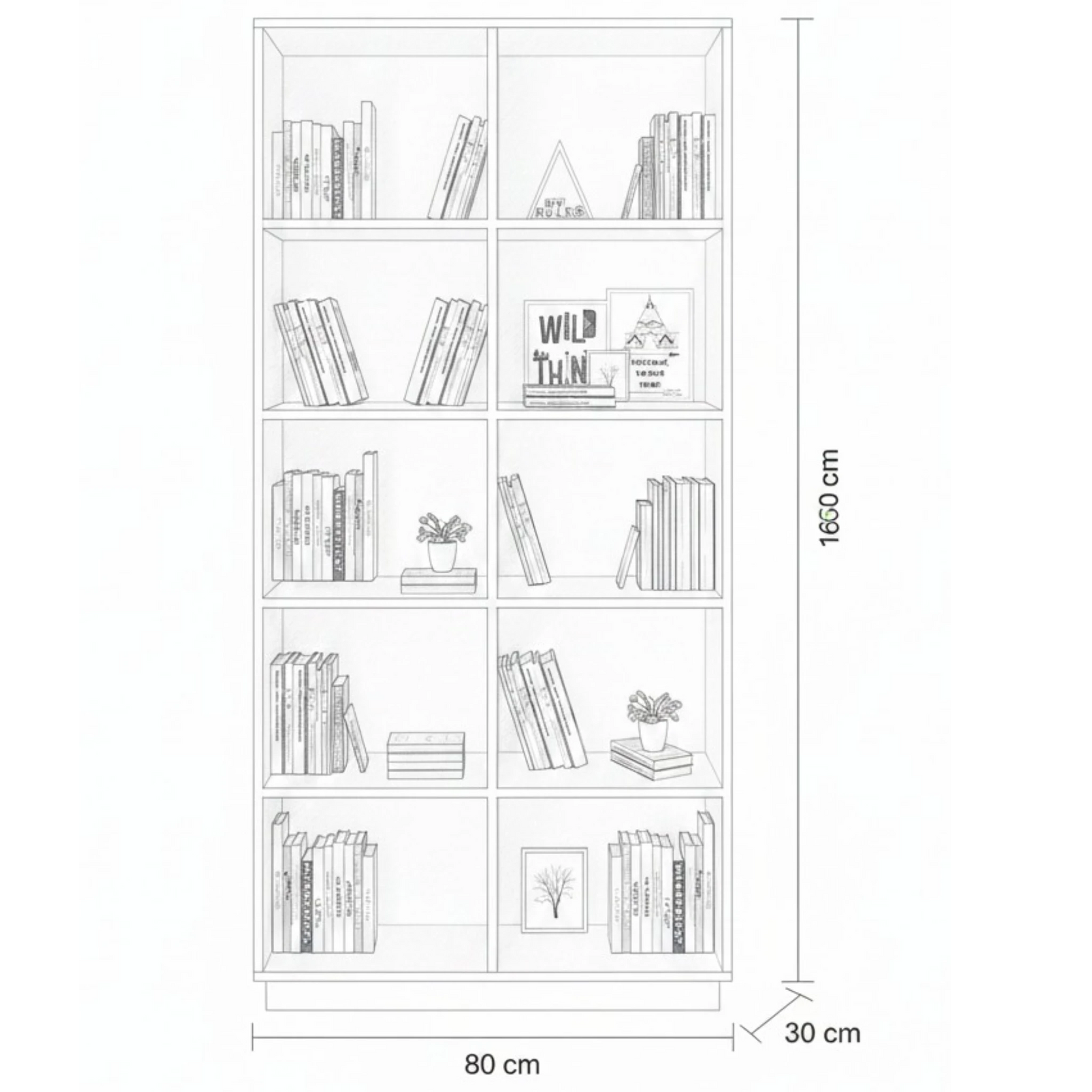 Garen Bookcase