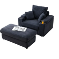 Aroma Arm Chair With Pouf