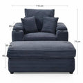 Aroma Arm Chair With Pouf