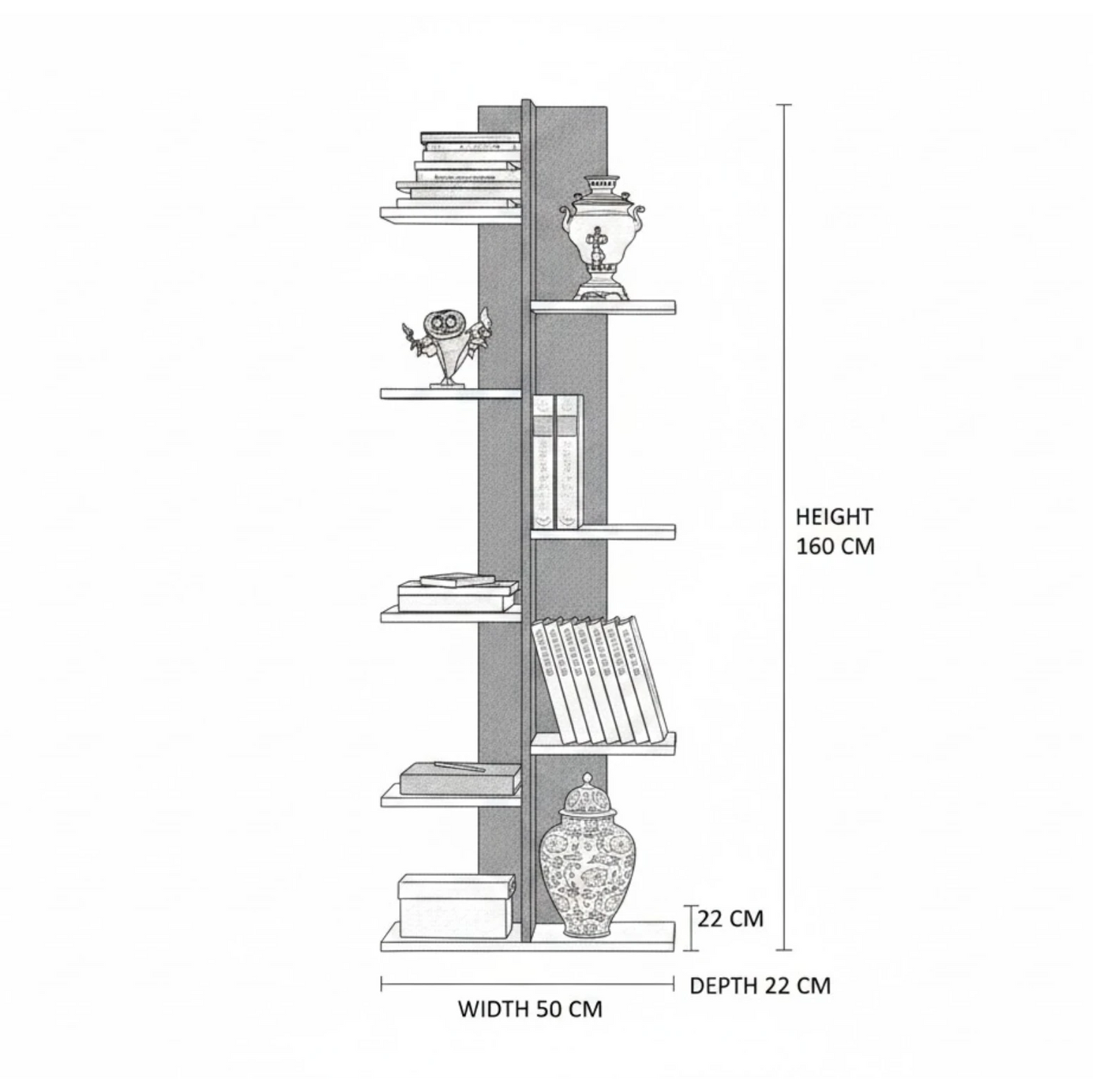 Almira Shelf Unit
